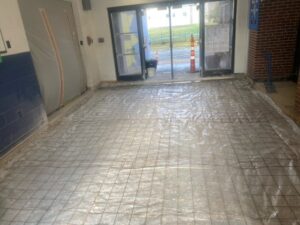 commercial concrete floor