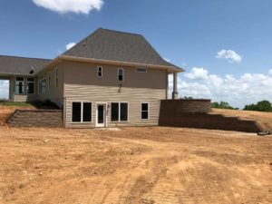 retaining wall grading