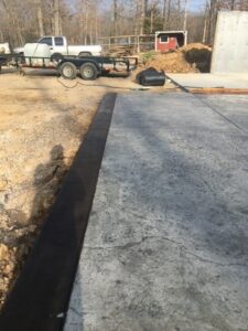 stamped concrete bordered patio 2023b